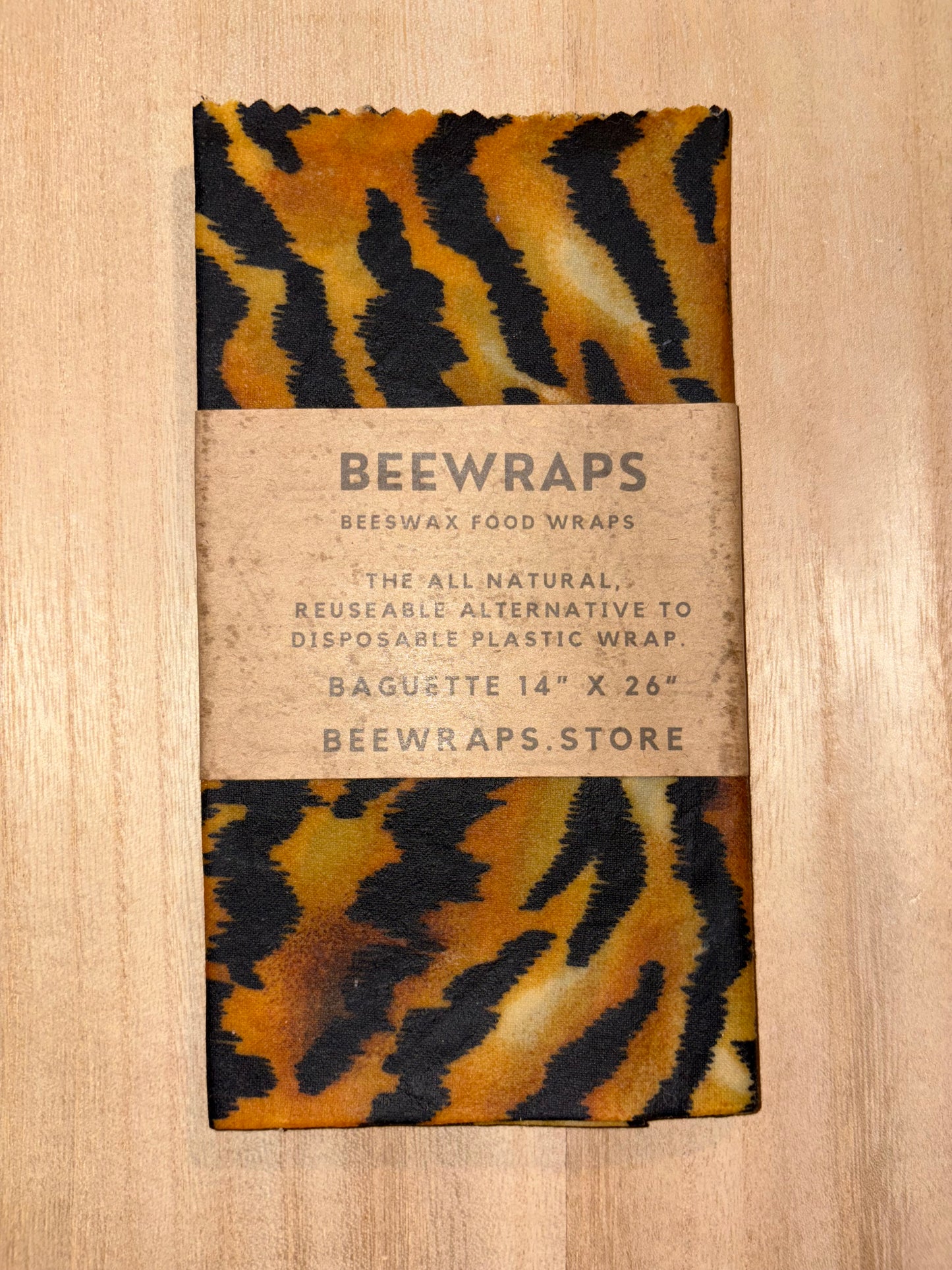 Beeswax Baguette Food Wrap Single 14” x 26”