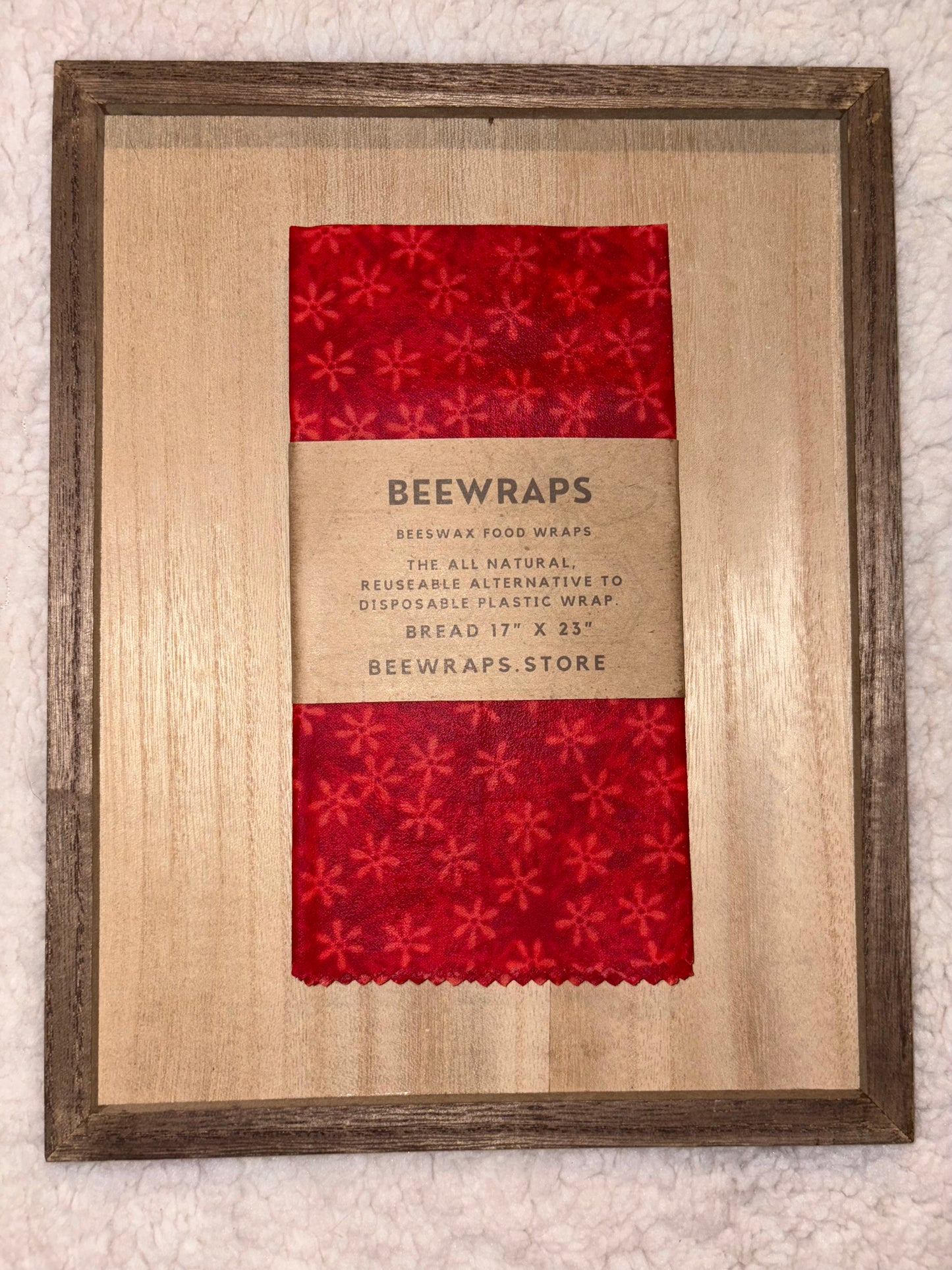 Beeswax Bread Food Wrap Single 17” x 23”