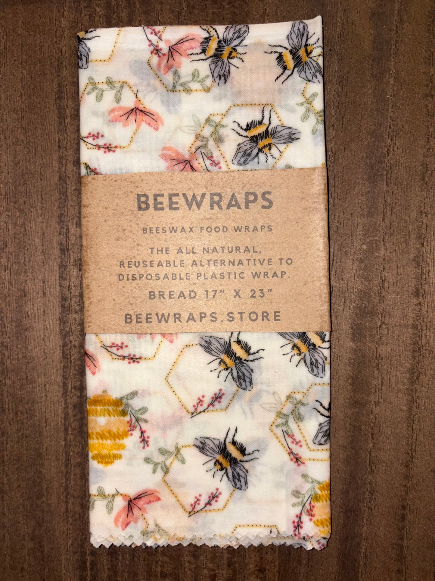 Beeswax Bread Food Wrap Single 17” x 23”