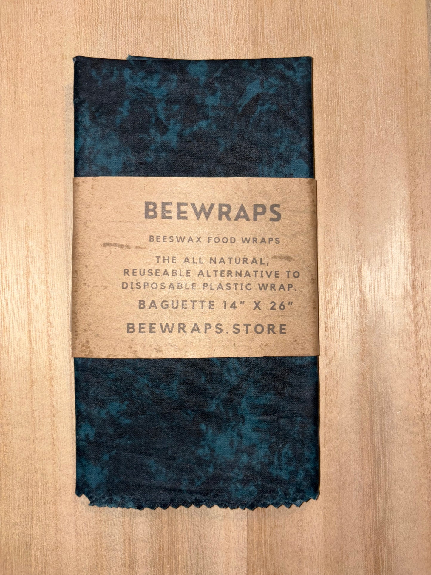 Beeswax Baguette Food Wrap Single 14” x 26”