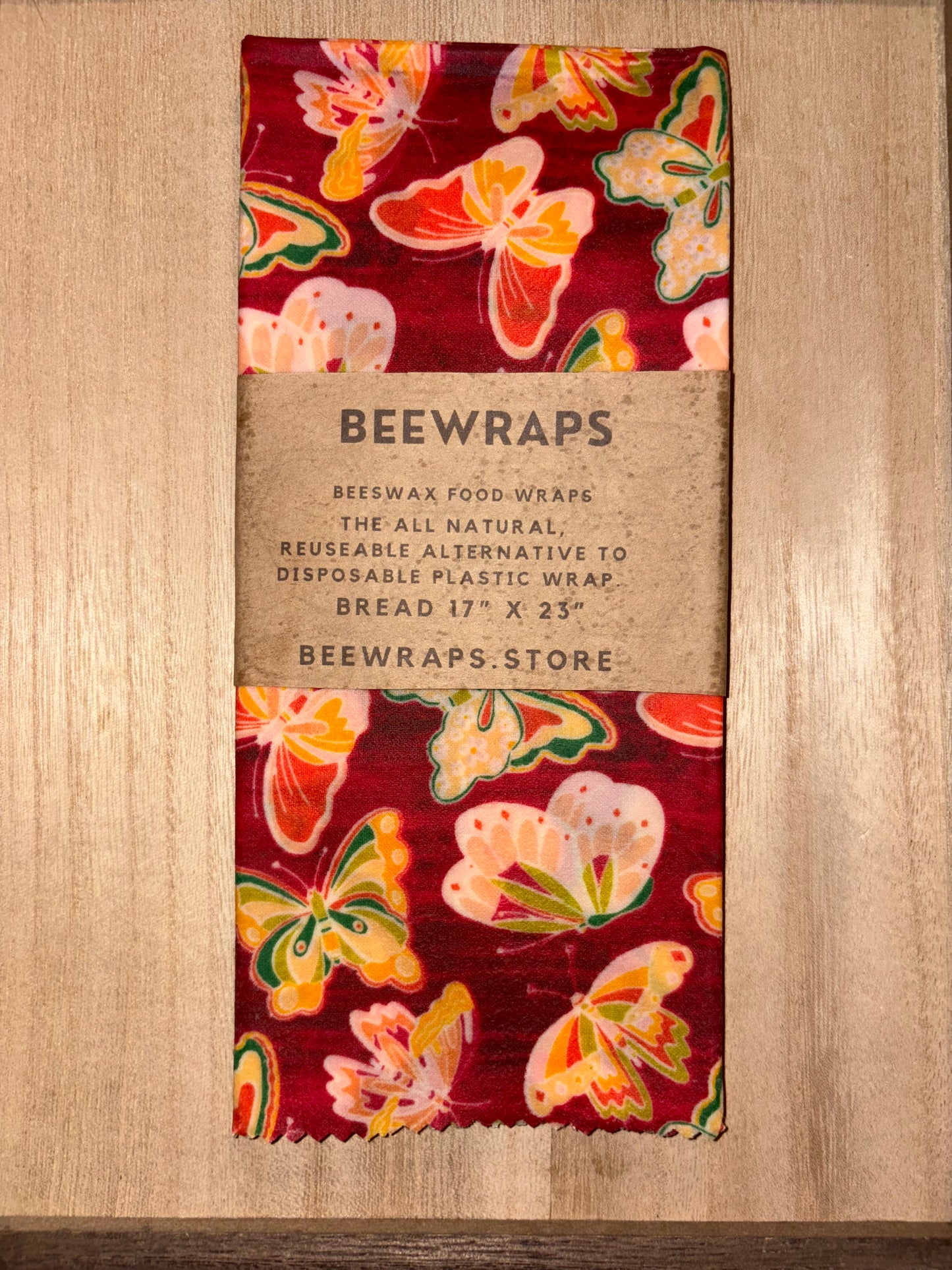 Beeswax Bread Food Wrap Single 17” x 23”