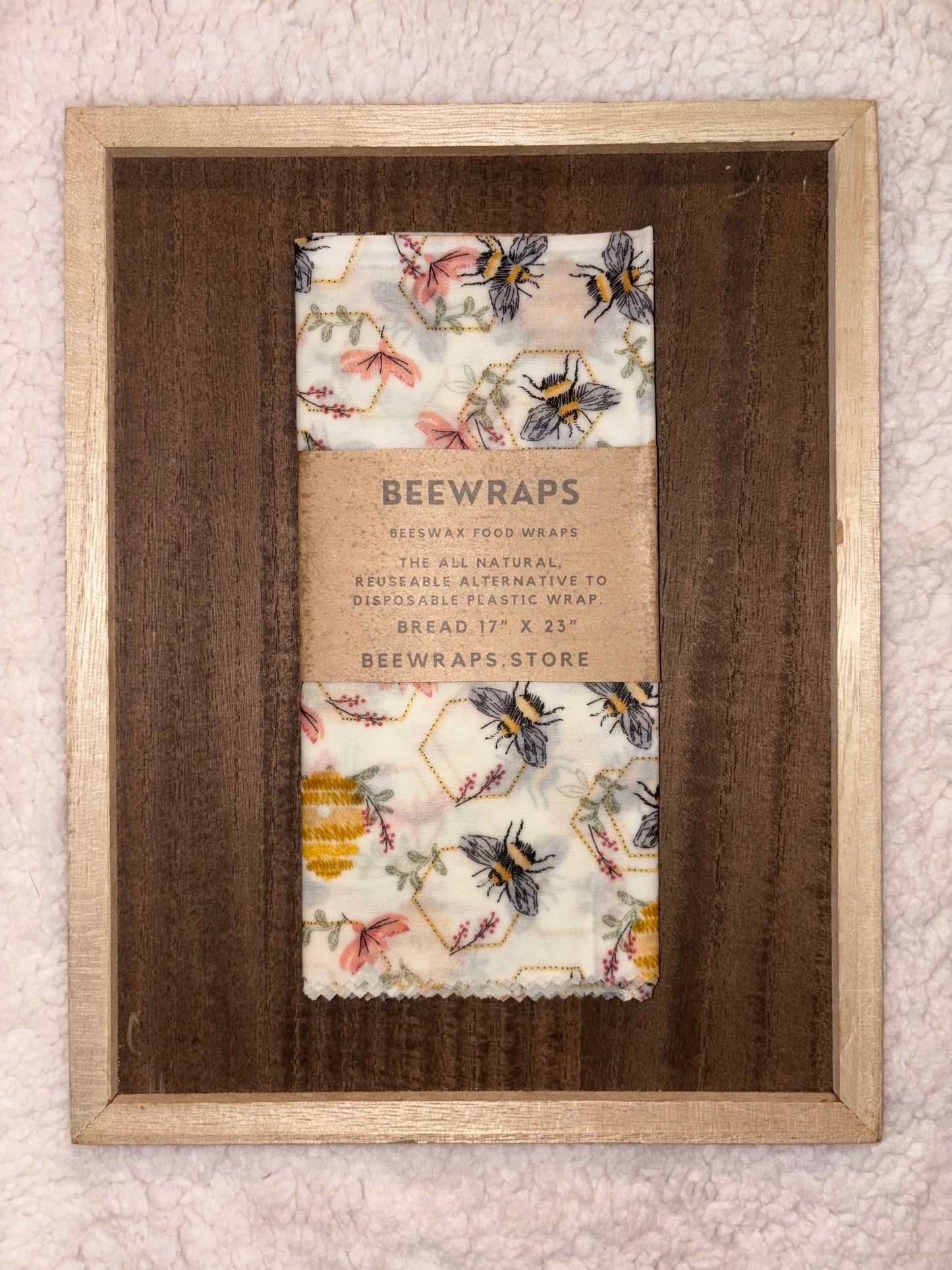 Beeswax Bread Food Wrap Single 17” x 23”