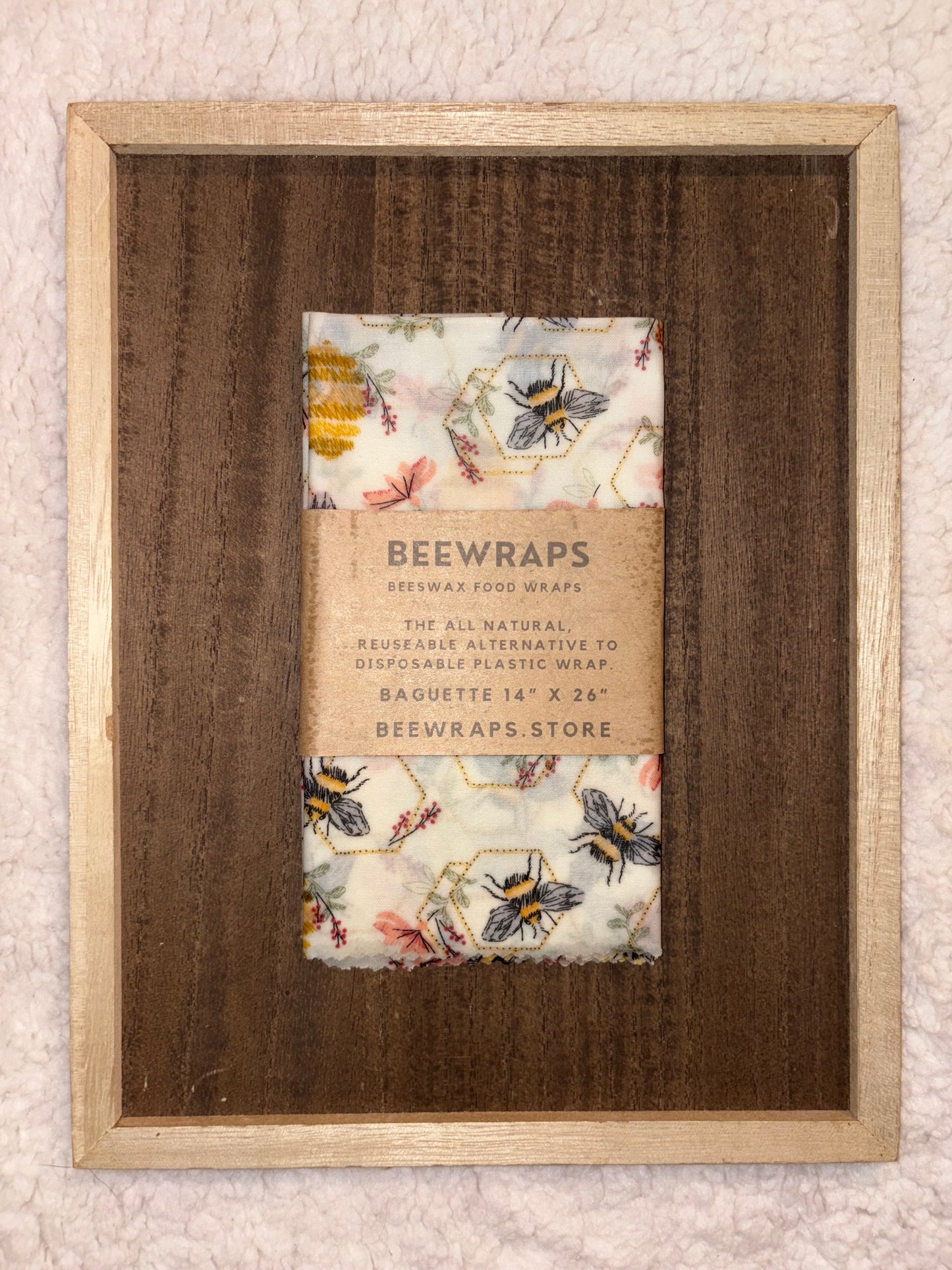 Beeswax Baguette Food Wrap Single 14” x 26”