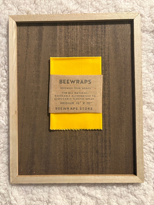 Beeswax Food Wrap Single Medium 10” x 10”