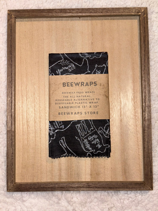 Beeswax Food Wrap Single Medium 10” x 10”