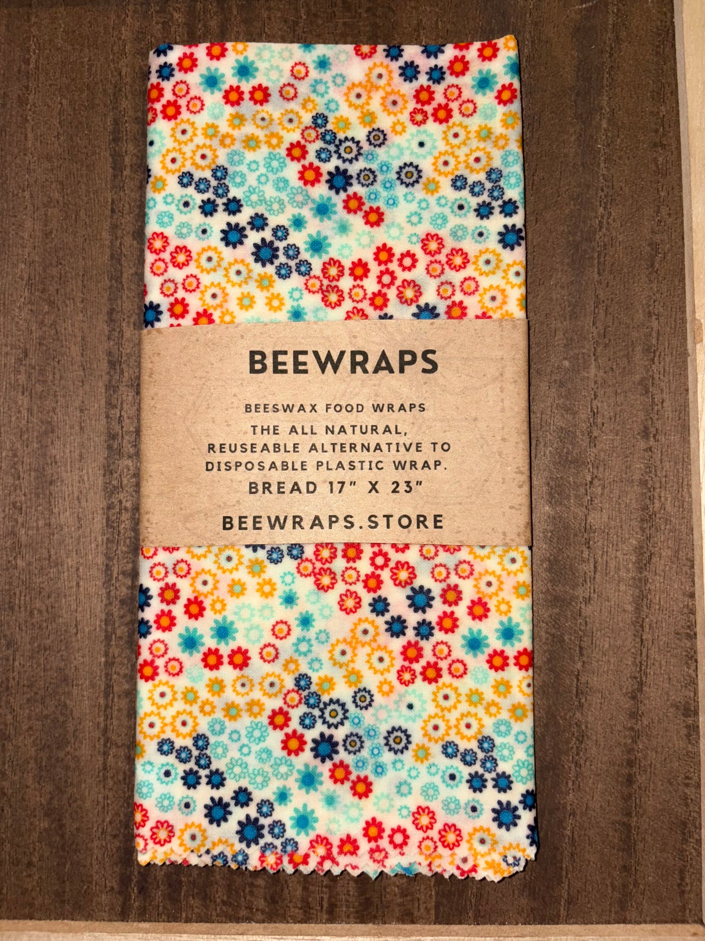 Beeswax Bread Food Wrap Single 17” x 23”