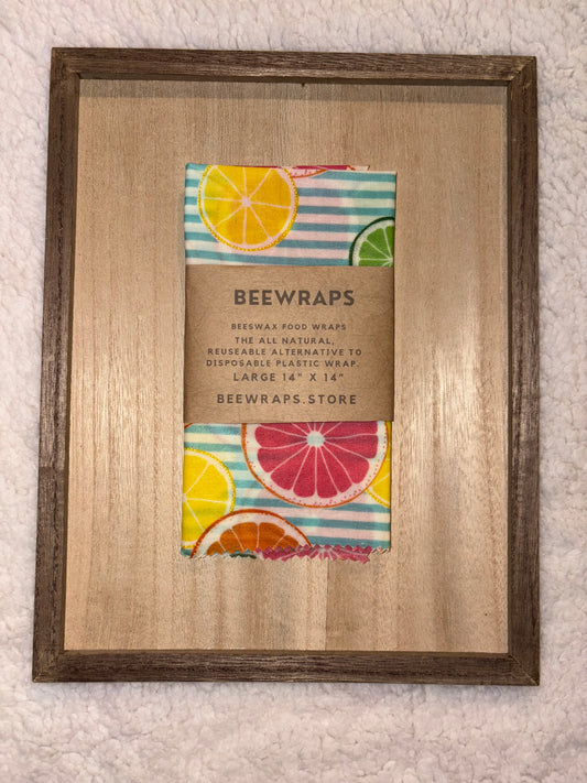 Beeswax Food Wrap Single Large  14” x 14”