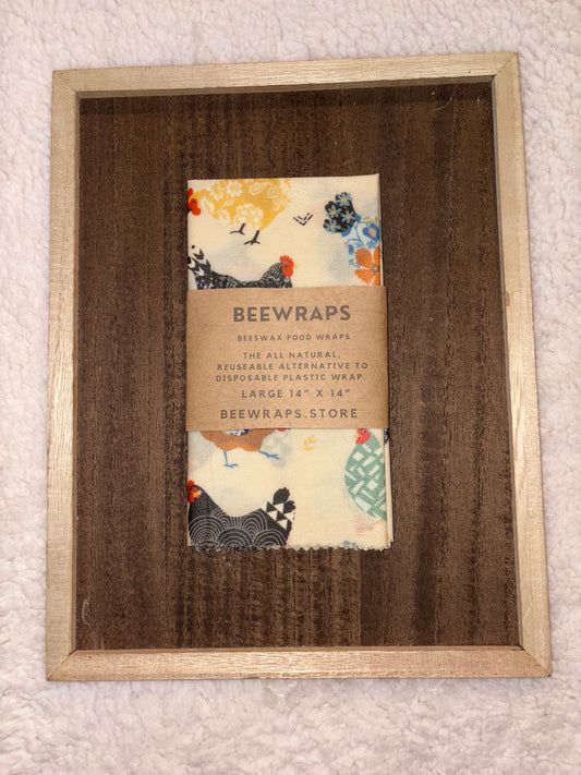 Beeswax Food Wrap Single Large  14” x 14”