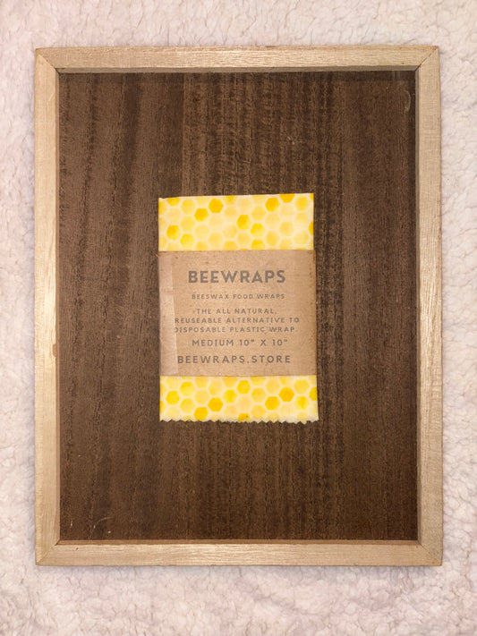 Beeswax Food Wrap Single Medium 10” x 10”