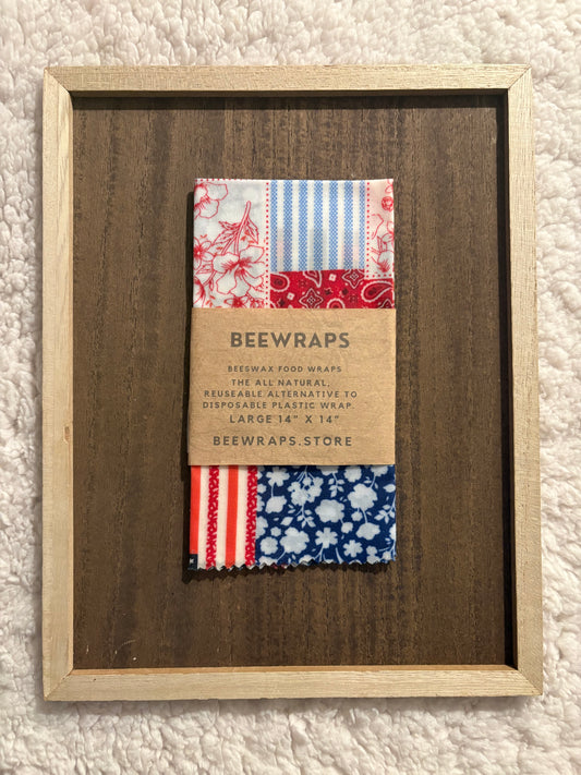 Beeswax Food Wrap Single Large  14” x 14”