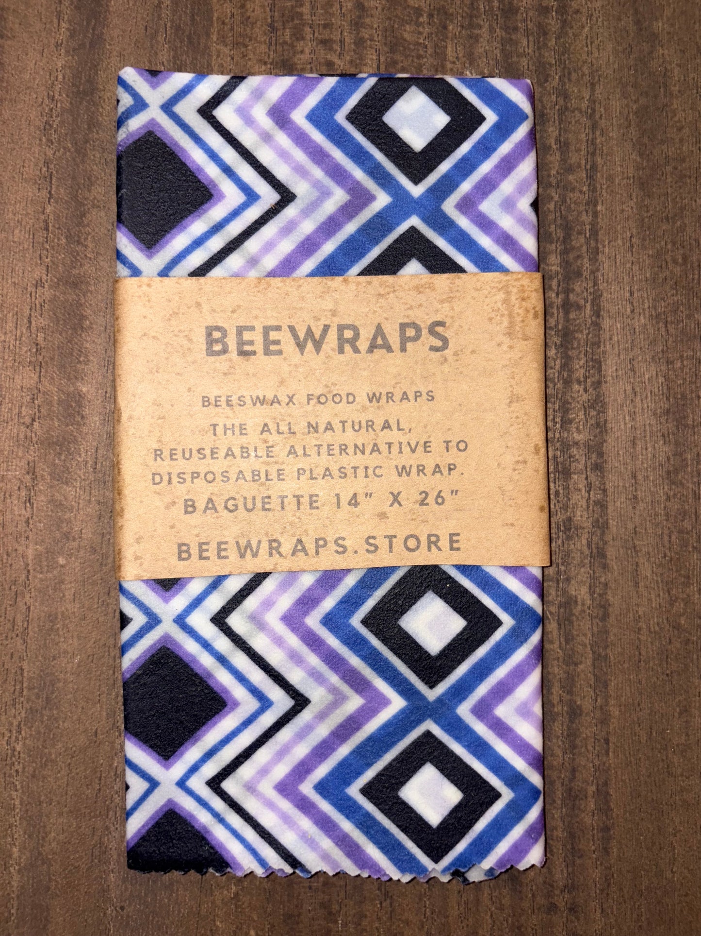 Beeswax Baguette Food Wrap Single 14” x 26”