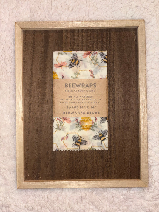 Beeswax Food Wrap Single Large  14” x 14”